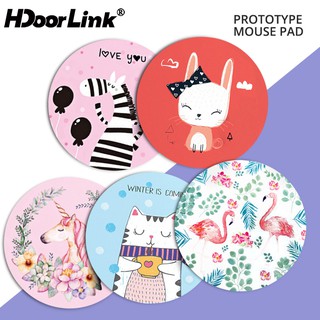 Hdoorlink แผ่นรองเมาส์ลายการ์ตูนน่ารัก 20 ซม .