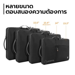 WiWU กระเป๋าแล็ปท็อป ซองใส่โน๊ตบุ๊ค คุณภาพดี ผ้ากันน้ำ ซิปกันน้ำ รุ่น Alpha Double Layer Sleeve