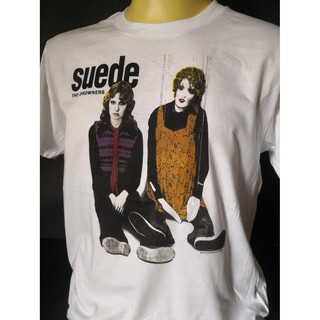 เสื้อวงนำเข้า Suede The Drowners Radiohead Sonic Youth Oasis Blur Alternative Rock Britpop Grunge Retro Style Vintage