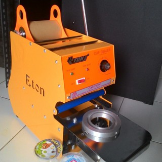 Mesin press cup minuman khusus cup AQUA ORIGINAL ETON ET- D6 single ring