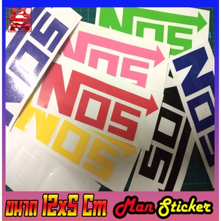 🚗 สติ๊กเกอร์ตกแต่งรถ Nos 🚗 Sticker Nos  📌 โลโก้ Nos    📌 สติ๊กเกอร์  Logo Nos 📌 ติดรถซิ่ง ติดรถแต่ง สวยๆ เท่ห์ๆทนทานถูก