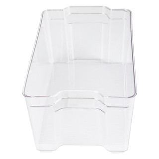 กล่องจัดเก็บในตู้เย็น KECH 24456 14.6x8.34x5.7 นิ้ว ตะกร้าใส่ของในครัว FRIDGE STORAGE BOX KECH 24456 14.6X8.34X5.7" CLEA