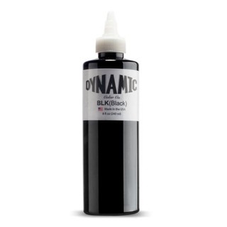 DYNAMIC USA  ของแท้ หมึกสักไดนามิคสีดำ สีสักลายสีดำ จากอเมริกา (ขายอุปกรณ์สักทุกชนิด)