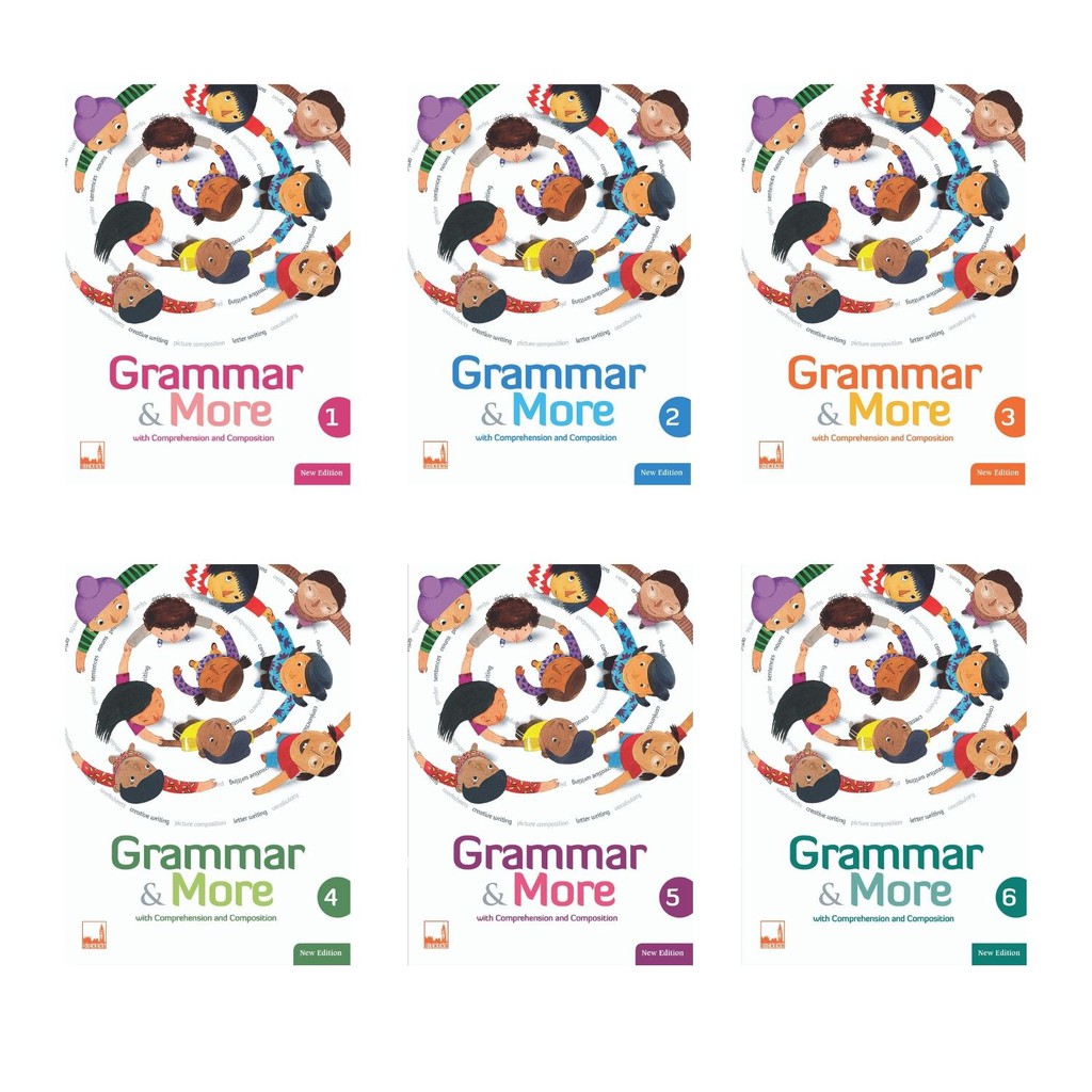 หนังสือแบบฝึกหัดประถมและมัธยม GRAMMAR & MORE NEW EDITION หนังสือเรียนภาษาอังกฤษ