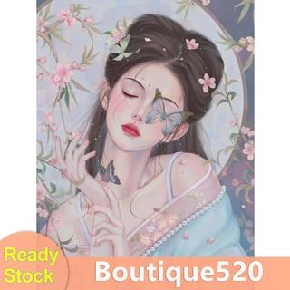 【พร้อมส่ง】ชุดงานปักครอสติชคริสตัล 11ct สไตล์โบราณ DIY [boutique520.th]