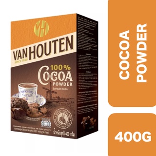 Van Houten Cocoa Powder 400g ++ แวนฮูเต็น โกโก้ผง 400 กรัม