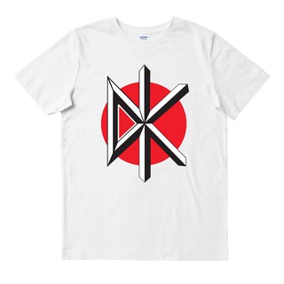 เสื้อยืดผ้าฝ้ายพิมพ์ลายแฟชั่น โลโก้ Dead KENNEDYS สีขาว | เสื้อยืด พิมพ์ลายวงดนตรี | เพลงเมอร์ช | Unisex | เสื้อยืด พิมพ