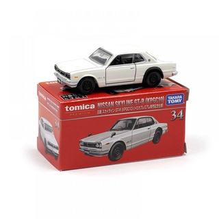 Tomica Premium 4904810158349 1/61 NISSAN SKYLINE GTR KPGC10 FIRST LIMITED EDITION สีขาว เบอร์ 34 DIECAST SCALE รุ่นรถ