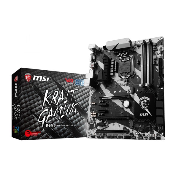 Msi KRAIT GAMING B250 INTEL LGA1151 เมนบอร์ด DDR4 ฟรีเมาส์ MSI