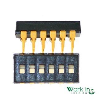 ดิฟสวิทช์ DIP switch 6P ดิฟสวิทช์ 6พี