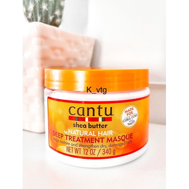 Cantu Shea Butter for Natural Hair Deep Treatment Masque พร้อมส่ง🧡🧡