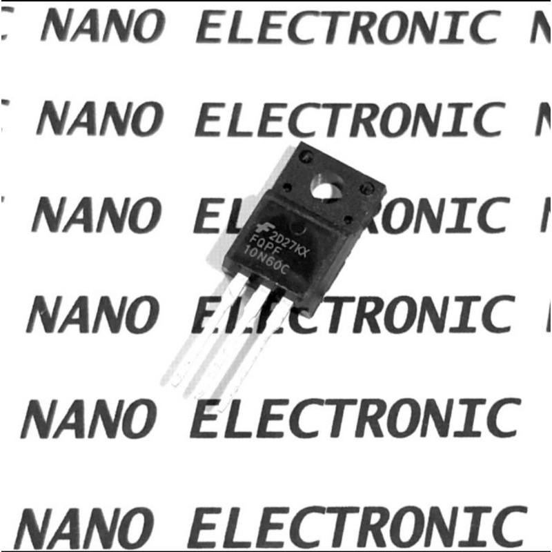 ทรานซิสเตอร์ MOSFET N-Channel FQPF10N60C 10N60 TO-220F