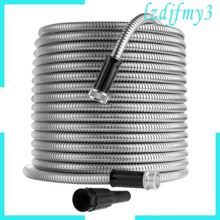 Cozylife  304 Stainless Steel Garden Hose Flexible Metal Water Hose High Pressure