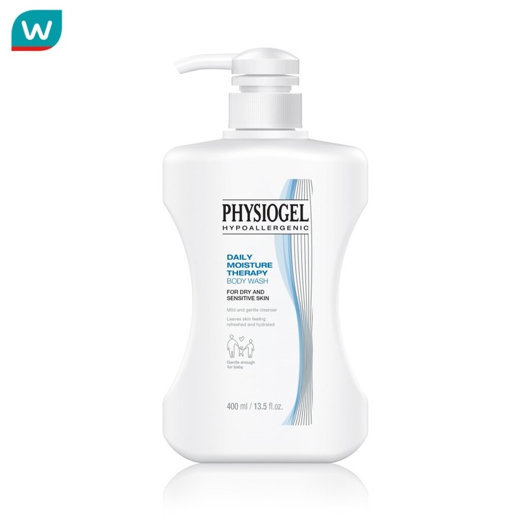 Physiogel ฟิสิโอเจล เดลี่ มอยส์เจอร์ เธอราพี บอดี้ วอช 400 มล. เจลทำความสะอาดผิวกายสูตรอ่อนโยน
