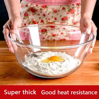 SMA Oven Heating Glass Bowl Microwave Heating Glass Bowl Household and Noodle Glass Basin Salad Bowl Rice Noodle Bowl Microwave Oven Beating Egg Baking Bowl