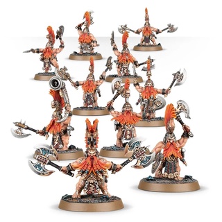 Warhammer AOS : Fyreslayers : Vulkite Berzerkers x 5