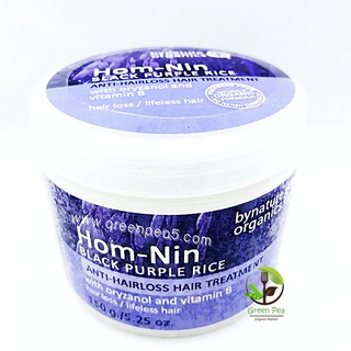 bynature ครีมหมักผม ข้าวหอมนิล ป้องกันผมร่วง 150 g.,  Hom-nin hair treatment ปริมาณ #8854616003830---