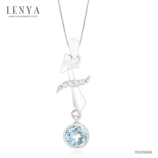 Lenya Jewelry จี้ ประจำราศีธนู ความซื่อสัตย์ รักใครรักจริง ประดับพลอยบลูโทพาส