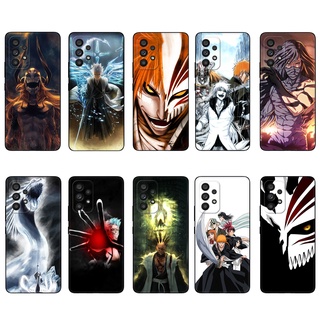 เคสโทรศัพท์มือถือ ซิลิโคนนิ่ม tpu ลายอะนิเมะ Bleach สีดํา สําหรับ Samsung Galaxy A23 4G LTE A33 A53 A73 4G 5G M62 F62