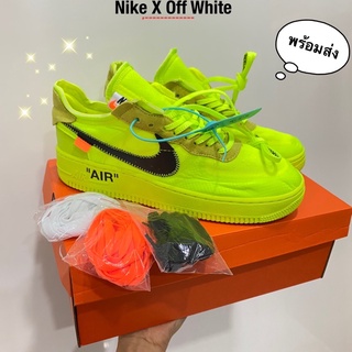 รองเท้าผ้าใบ Nike X Off White สีเขียว 41–45 สินค้าพร้อมส่งส่งจากไทย