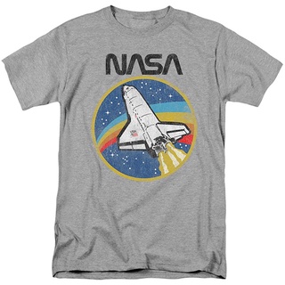 loylaiya องค์การนาซา เสื้อยืดผู้ เสื้อยืดผู้หญิง NASA Final Frontier Adult T Shirt Collection เสื้อยืดพิมพ์ลาย cotton เส