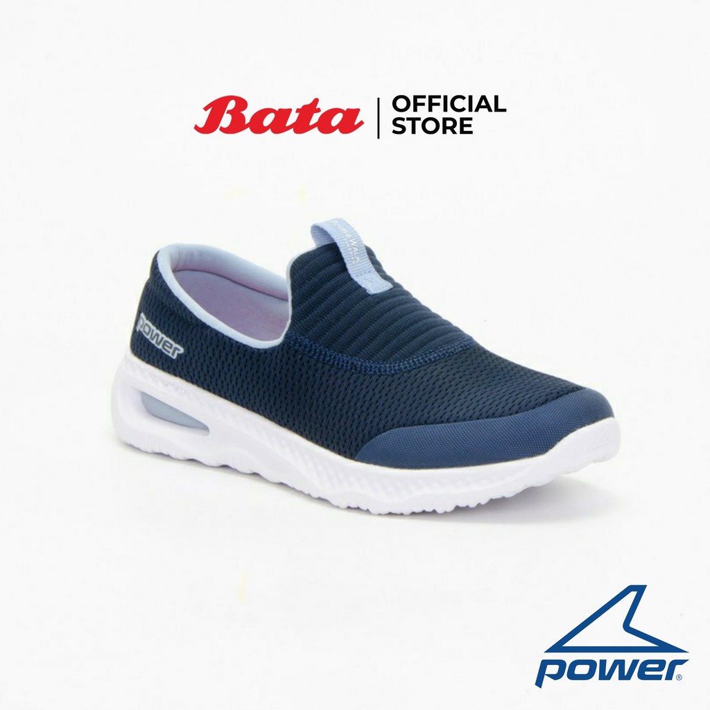 *Best Seller* Bata Power Women's Sport Walking Shoes รองเท้าผ้าใบสนีคเคอร์สำหรับเดินของผู้หญิง สีน้ำเงินเข้ม 5189849