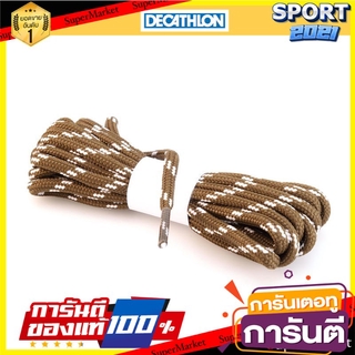 เชือกรองเท้าเดินป่าแบบกลม (สีน้ำตาล/เทา) Round hiking shoelaces (Brown / gray)