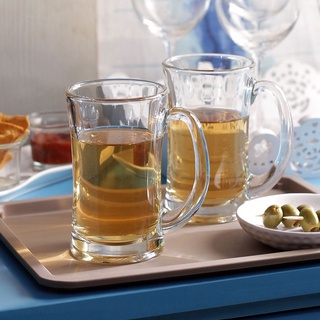 AMORN - (Ocean) P00740 Beer mug [1กล่อง(6ใบ)] - แก้วเบียร์ แก้วโอเชี่ยนกลาส Lugano Mug 12 oz. ( 330 ml.)