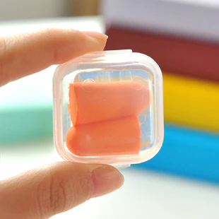 พร้อมส่ง!ที่อุดหู ที่อุดหู กันเสียงรบกวน กันกรน แพ็คคู่ พร้อมกล่องเก็บ