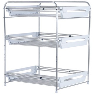 ชั้นวางของสเตนเลส 3 ชั้น KECH HBS-03  KITCHEN RACK KECH HBS-03 3TIER STAINLESS