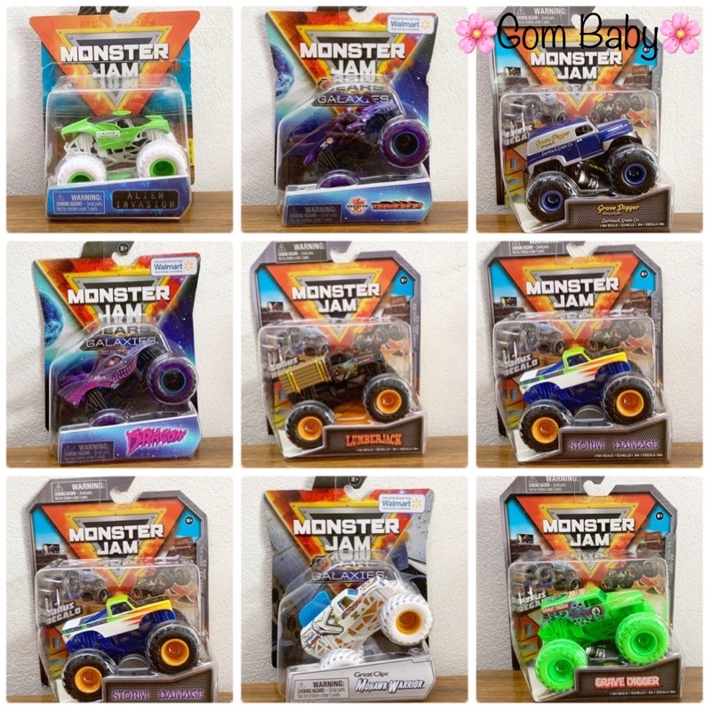 Monster Jam Model Car 1:64 สเกล {ลูกค้า Choice}