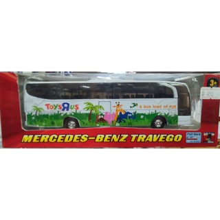 โมเดลรถบัส Toy r us เหล็ก Mercedes Benz Travego (สินค้าเก่าเก็บสะสม กล่องและตัวรถตามสภาพ)