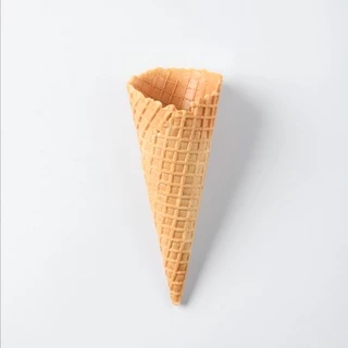 วาฟเฟิลโคน (ขนาดใหญ่) รสวนิลา กล่องใหญ่ 240 ชิ้น / Waffle cone Vanilla (Large) Big box 240 PCS.