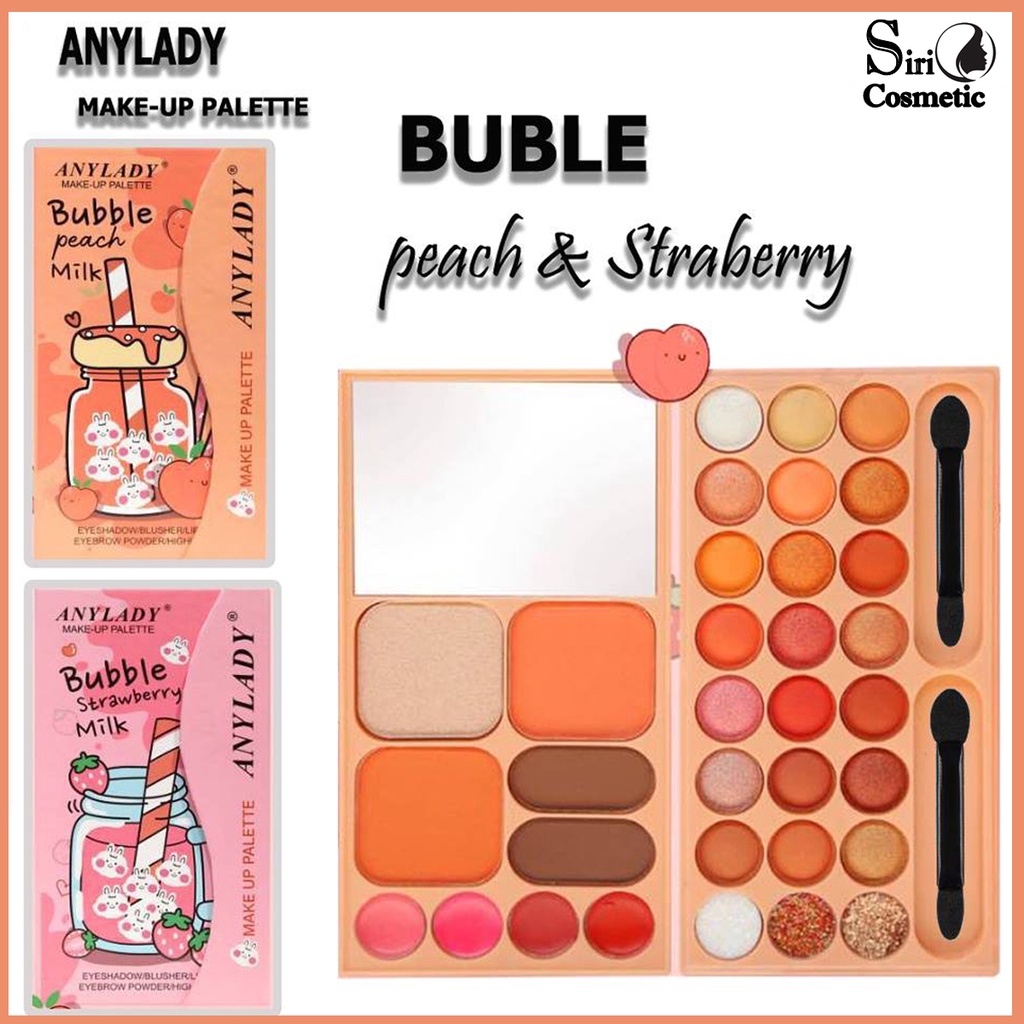ANYLADY Bubble Make up Palette eyeshadow  Peach & Straberry