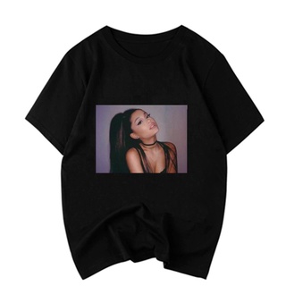 เสื้อยืด ผ้าฝ้าย พิมพ์ลาย Thank U Next NGF32T65E Ariana Grande สําหรับผู้ชาย O65YT668208