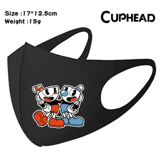 Teacup head adventure mask dustproof anti-fog mask Cuphead printed male and female hanging ear masks