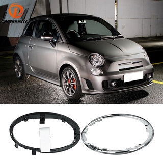 【TokTik Hot Style】ลูกบิดเกียร์รถยนต์ อุปกรณ์เสริม สําหรับ Fiat 500C 2007-2015 2 ชิ้น