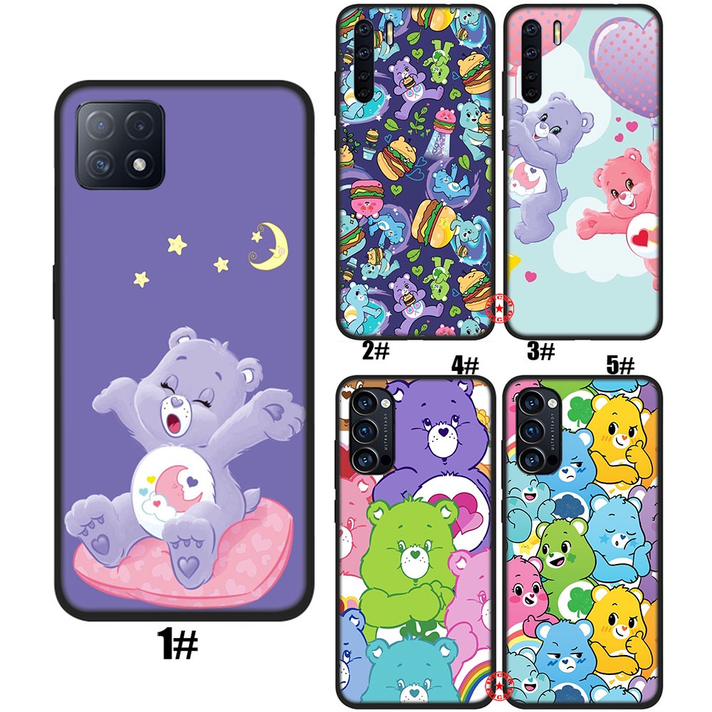 เคสโทรศัพท์มือถือแบบนิ่ม ลายการ์ตูนหมีแคร์แบร์ IK19 สําหรับ OPPO A3S A5 A5S A7 A8 A12 A12S A31 A37 A