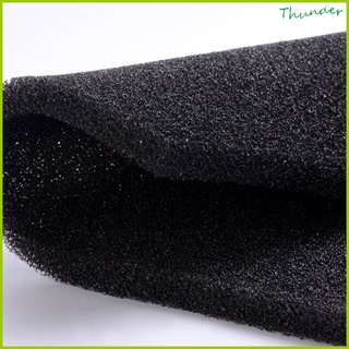 Thunder Fish Tank Water Purified Filter Black Biochemical Foam Aquarium Pond Sponge Filtration Pad Material