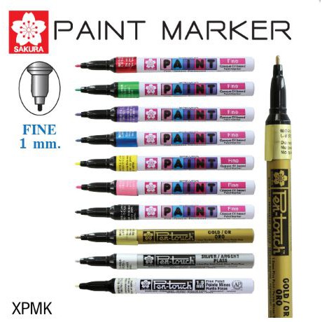 ปากกาเพนท์ หัวเล็ก ซากุระ paint sakura XPMK 1มม