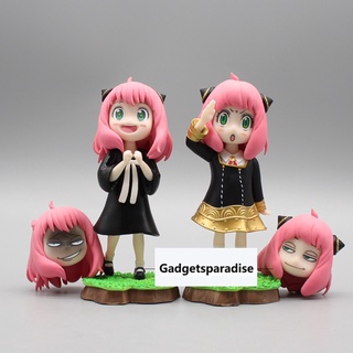 ฟิกเกอร์ Pvc อนิเมะ Spy X Family Anyas Chimera Forger Anya 12 ซม. พร้อมหัว 2 หัว