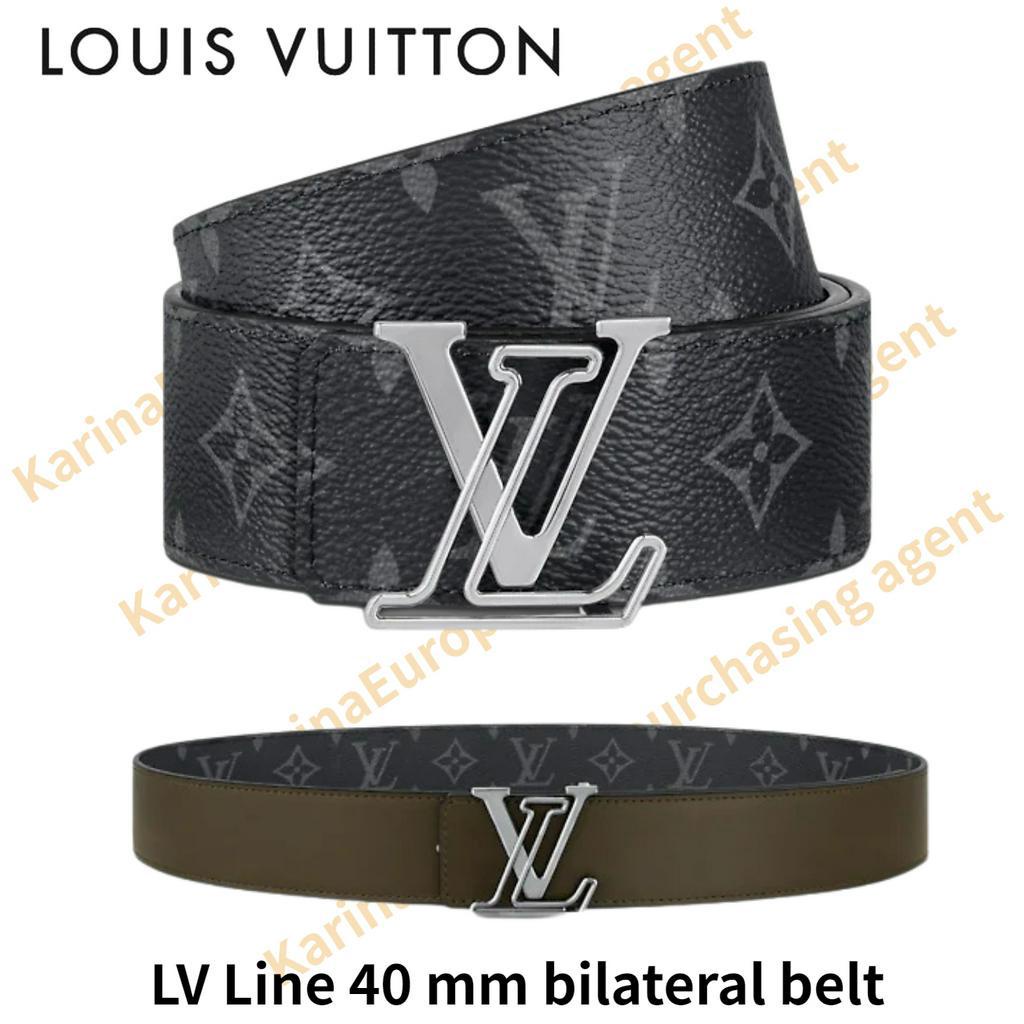 LV Line 40 mm bilateral belt Louis Vuitton Classic models