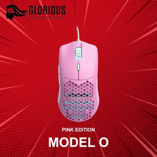 เมาส์เกมมิ่ง Glorious รุ่น Model O Pink Edition ประกันศูนย์ 2 ปี