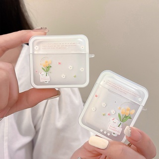 เคสหูฟังซิลิโคน ทรงสี่เหลี่ยม สําหรับ Apple airpods Pro 2 3 Generation