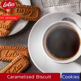 ขนม lotus biscoff Biscuit รสคาราเมล บิสกิตดอกบัว