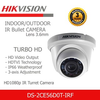 HIKVISION - 1080P - 2MP (DS-2CE56DOT-IRF)