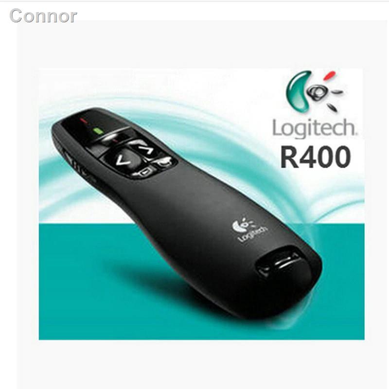 Logitech R400 พร้อมเคส (Wireless remote control Laser pointer)Hot sale ...
