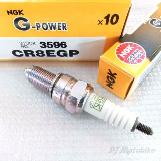 หัวเทียนเข็ม(NGK) CR8EGP G POWER PLATINUM  (NOUVO ELEGANCE,ICON)