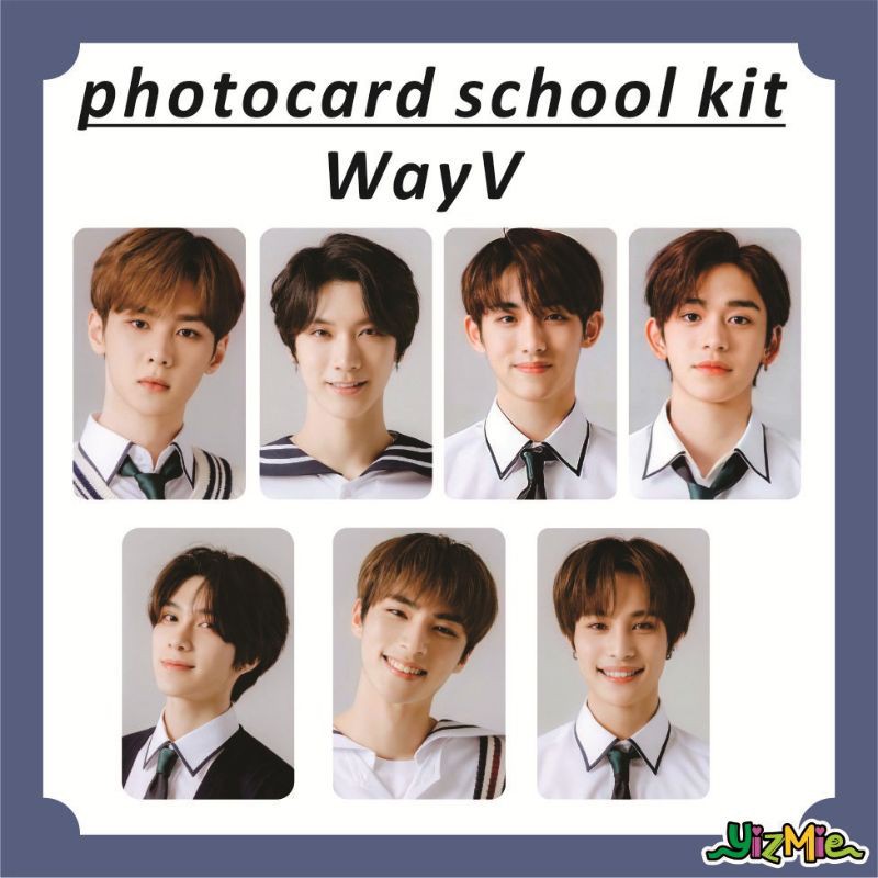 (คุณภาพระดับพรีเมียม) Photocard Wayv School kit 2021 Unnoficial By Yizumi