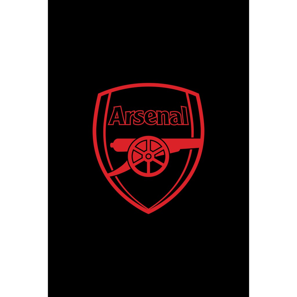 โปสเตอร์ อาร์เซนอล Arsenal Logo  The Gunner วอลเปเปอร์ poster ฟุตบอล Football โปสเตอร์ฟุตบอล ตกแต่งผนัง